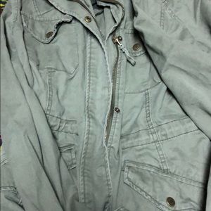 Xl lightweight army green jacket shirt